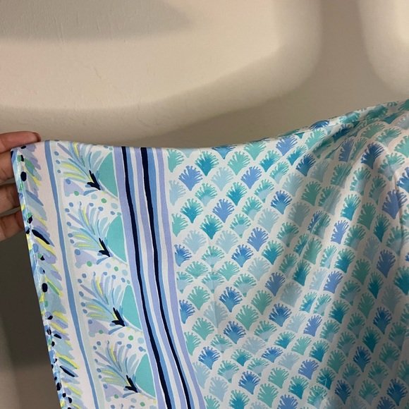 Lilly Pulitzer Aqua and Mint Maxi Dress - Picture 7 of 10